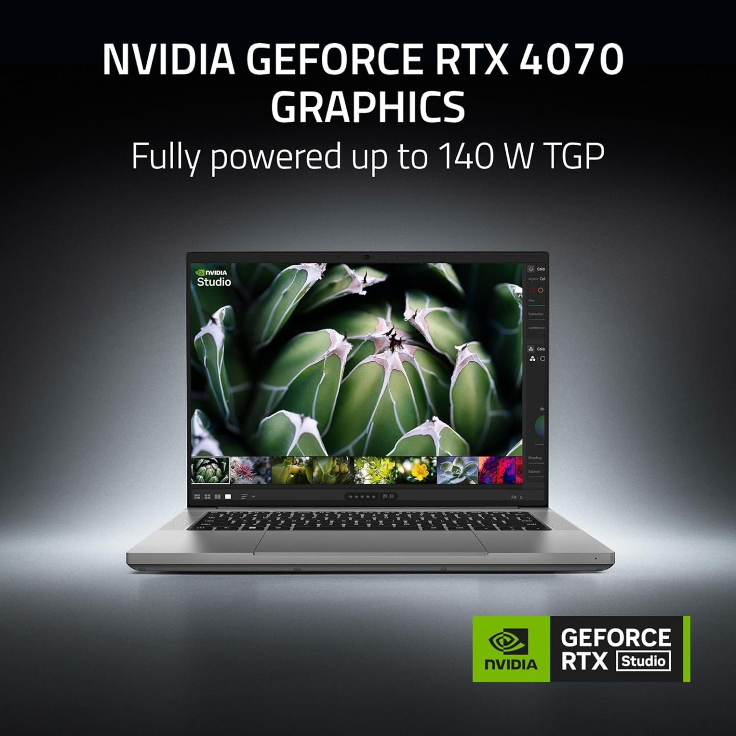 Blade 14 Gaming Laptop: AMD Ryzen 9 7940HS CPU - NVIDIA GeForce RTX 4070 GPU - 14" 16:10 QHD+ 240Hz -16GB DDR5 RAM - 1TB SSD - Windows 11 - Vapor Chamber Cooling - Chroma RGB
