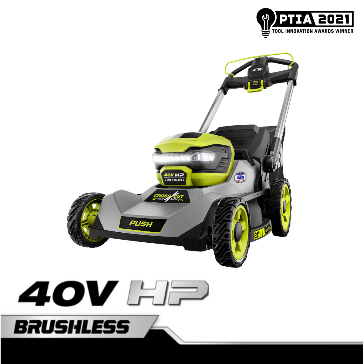40V HP BRUSHLESS 21" MULTI-BLADE PUSH MOWER KIT
