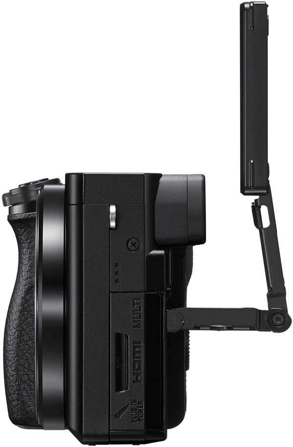 Alpha A6100 Mirrorless Camera with 16-50mm Zoom Lens, Black (ILCE6100L/B)
