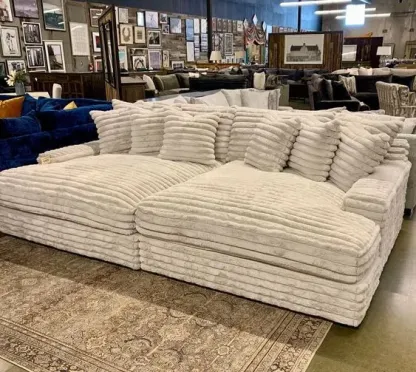 （ Last 49 items）Comfy Upholstered Chaise Lounge Sofa