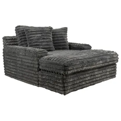 （ Last 49 items）Comfy Upholstered Chaise Lounge Sofa