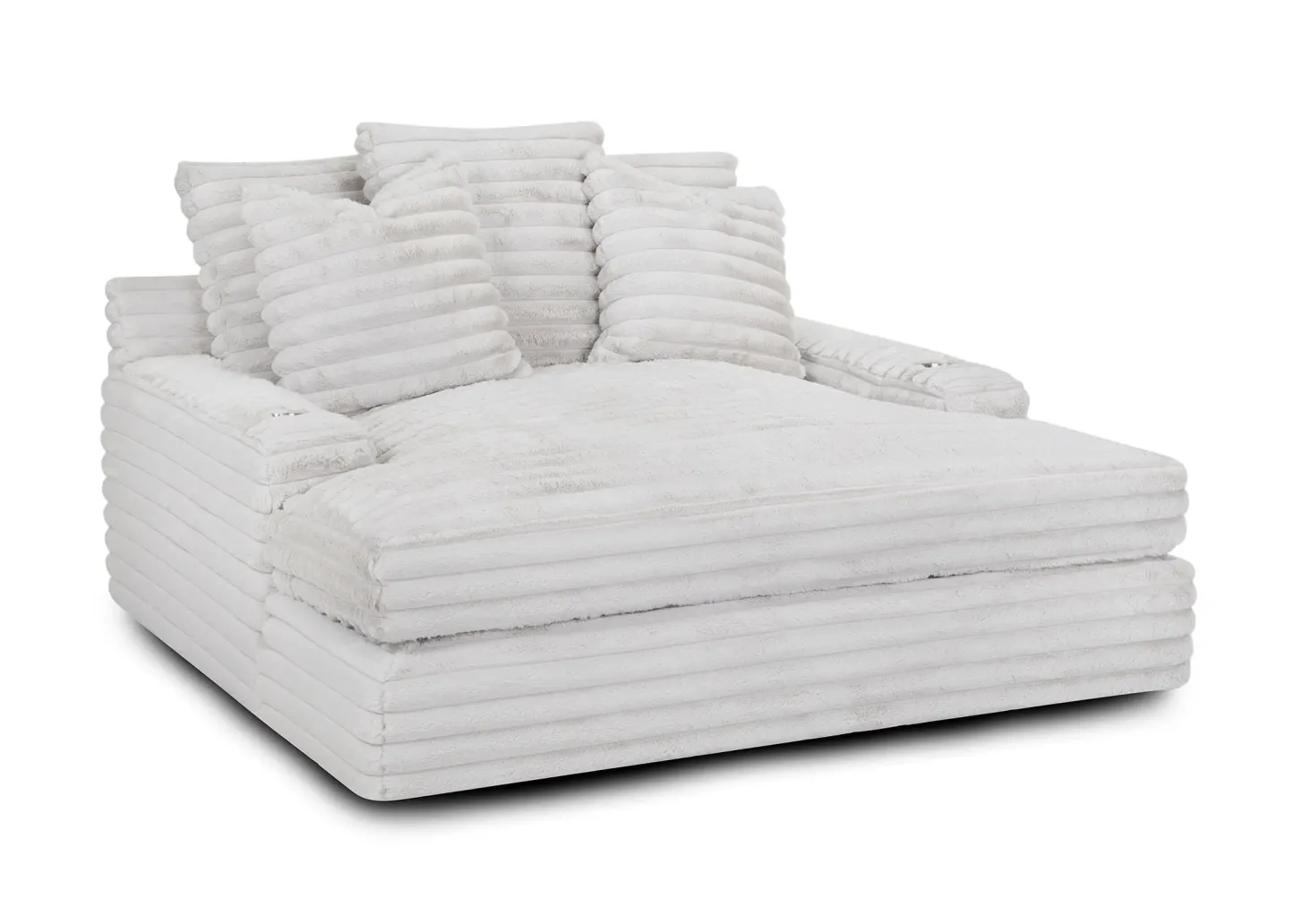 （ Last 49 items）Comfy Upholstered Chaise Lounge Sofa