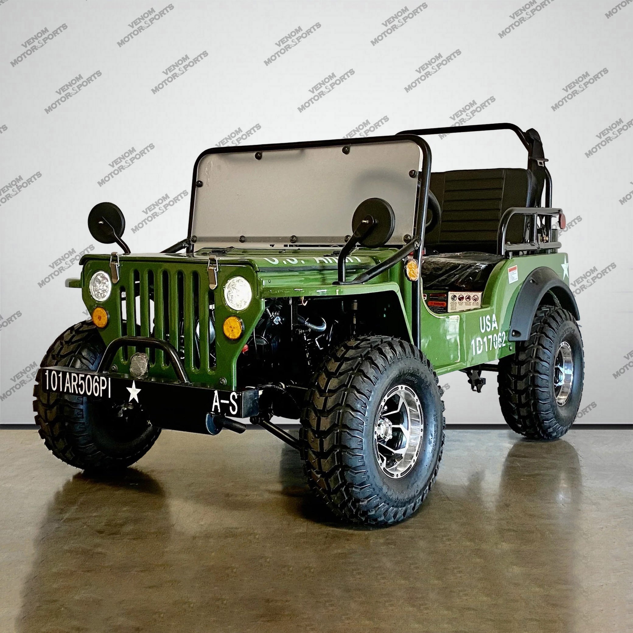 Mini Jeep | 125cc | 2 Seater | Willys Edition | 3 Speed