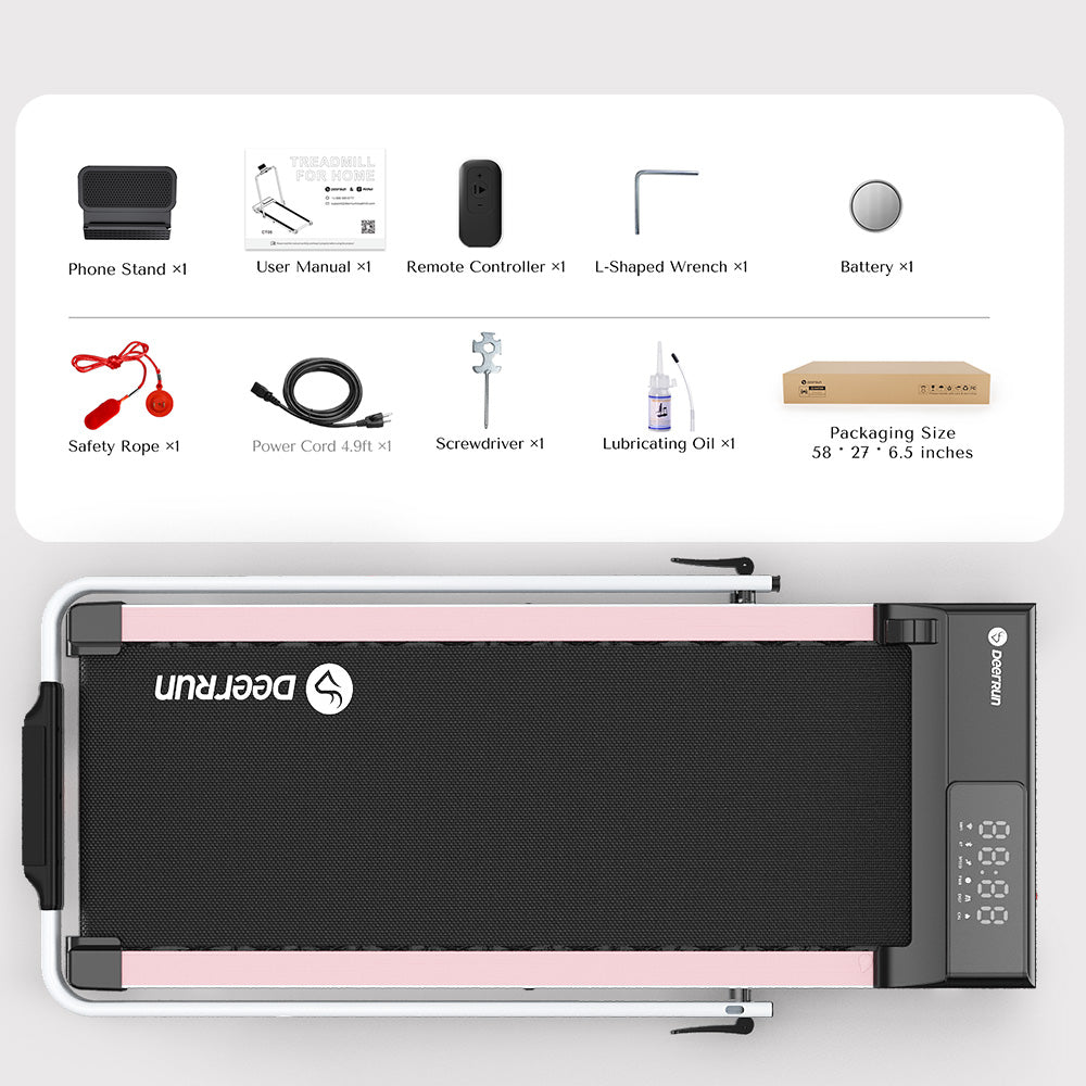 DeerRun A5 Pro Smart 2 in 1 Folding Treadmill 