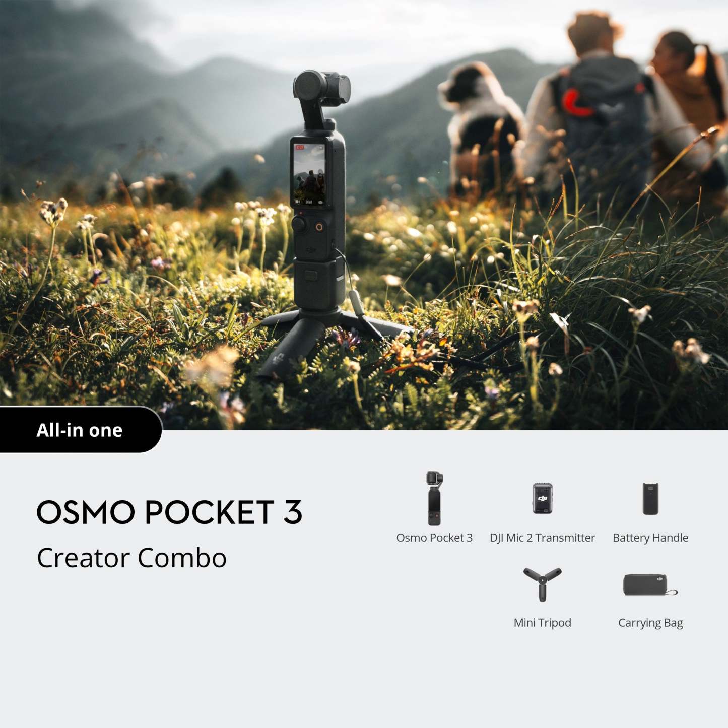 Osmo Pocket 3 Handheld Camera Creator Combo