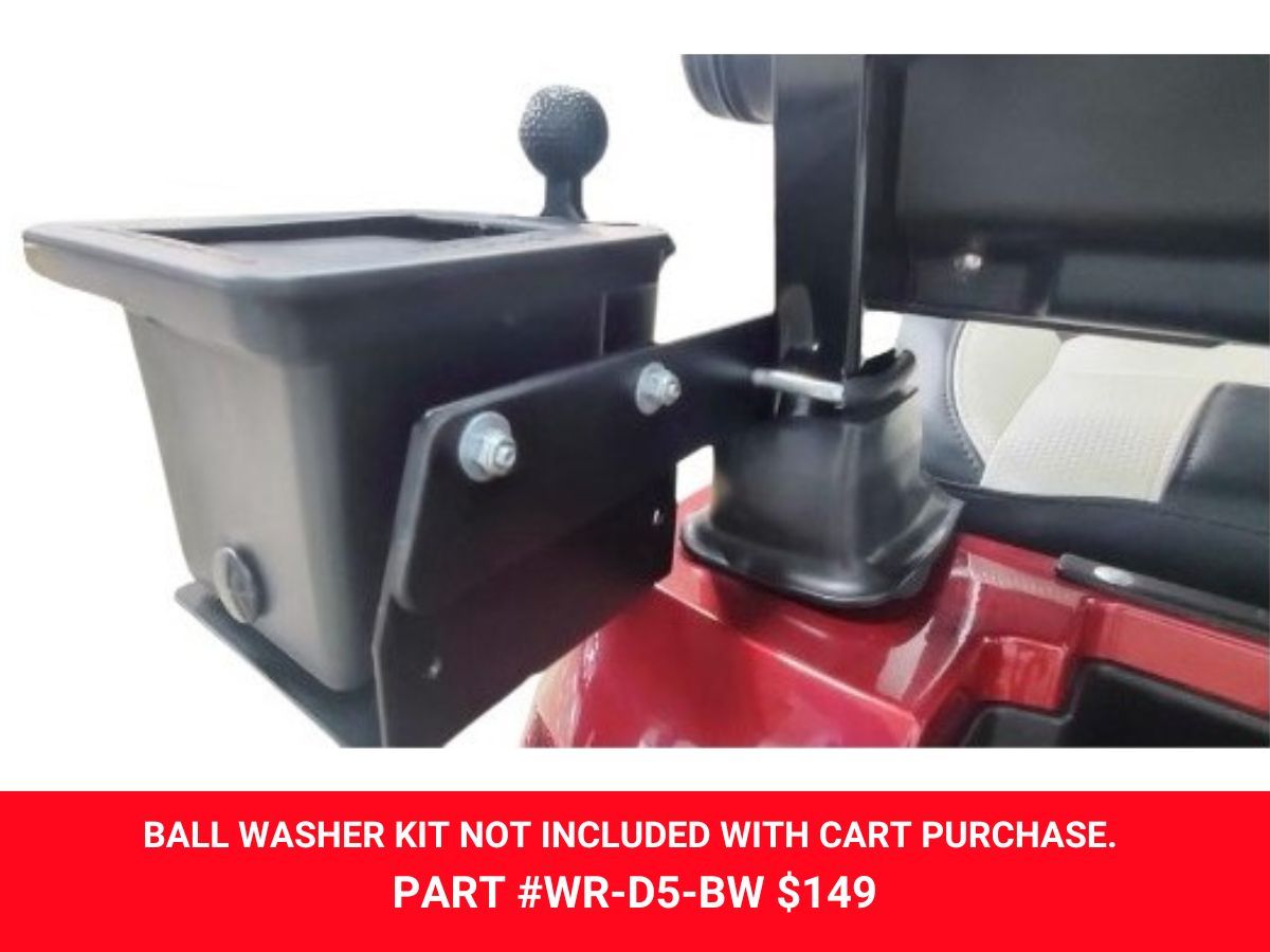 2025 Evolution D5 Ranger Lithium Ion Golf Cart, Flamenco Red