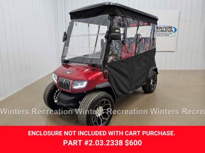 2025 Evolution D5 Ranger Lithium Ion Golf Cart, Flamenco Red