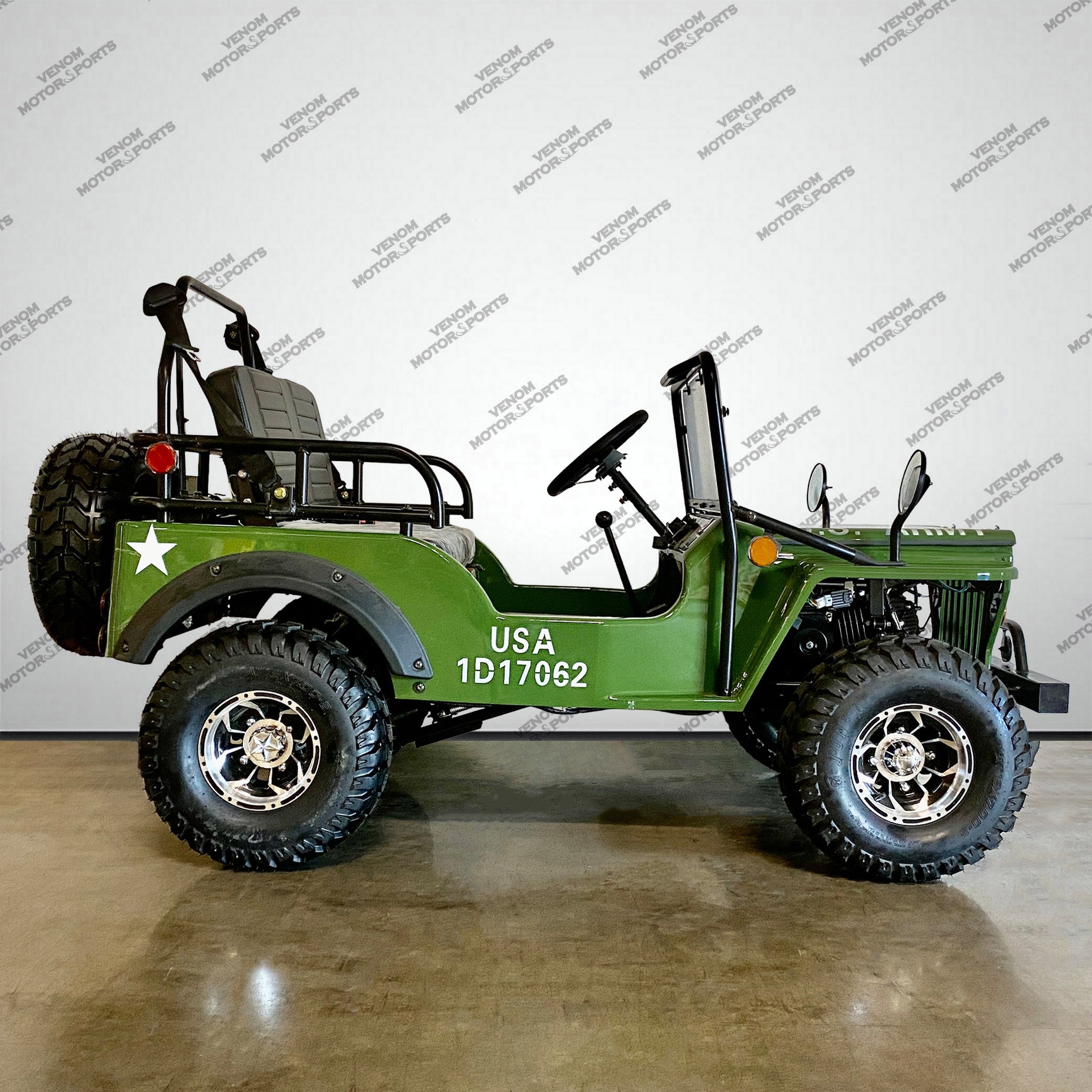 Mini Jeep | 125cc | 2 Seater | Willys Edition | 3 Speed