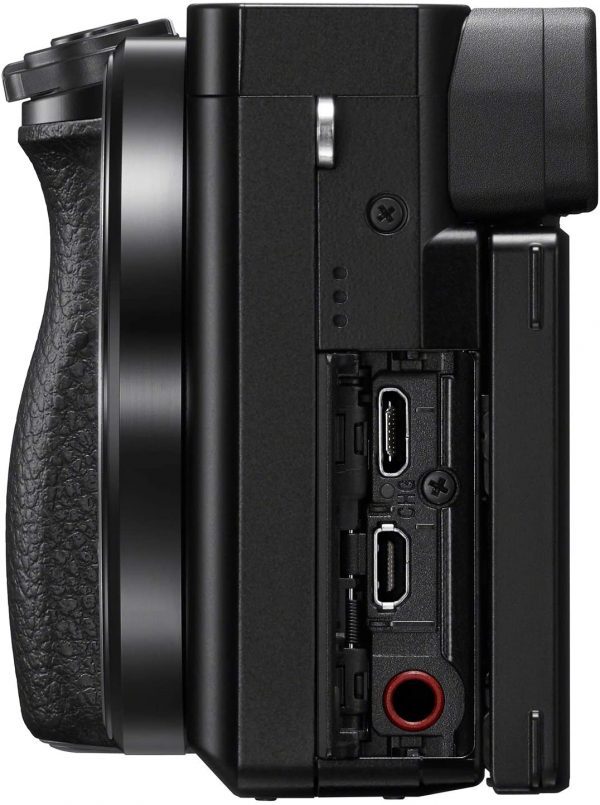 Alpha A6100 Mirrorless Camera with 16-50mm Zoom Lens, Black (ILCE6100L/B)