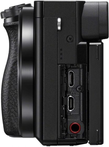 Alpha A6100 Mirrorless Camera with 16-50mm Zoom Lens, Black (ILCE6100L/B)