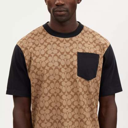 Outlet Signature T Shirt In Organic Cotton