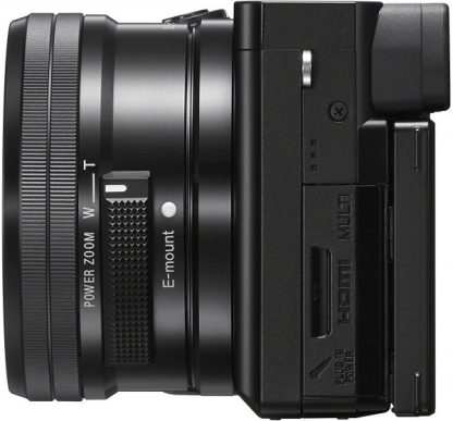 Alpha A6100 Mirrorless Camera with 16-50mm Zoom Lens, Black (ILCE6100L/B)