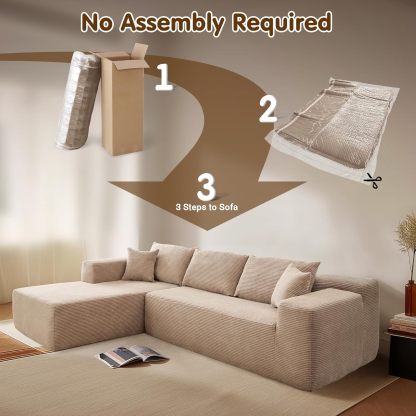 💥Last Day $39! 🔥Ovios Modular Cloud Sectional Sofa