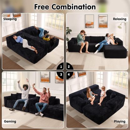💥Last Day $39! 🔥Ovios Modular Cloud Sectional Sofa