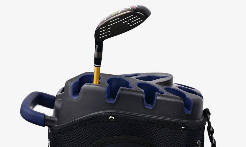 Clearance Sale Way Organizer Dividers Golf Soundless Cart Bag / Grey