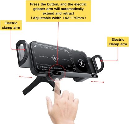 📱🚗Car mobile phone holder, electric induction wireless fast charging holder
