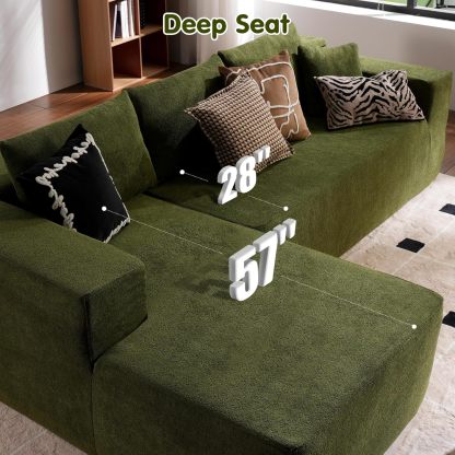 💥Last Day $39! 🔥Ovios Modular Cloud Sectional Sofa