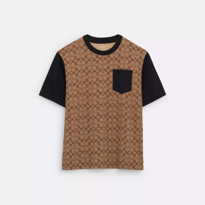 Outlet Signature T Shirt In Organic Cotton