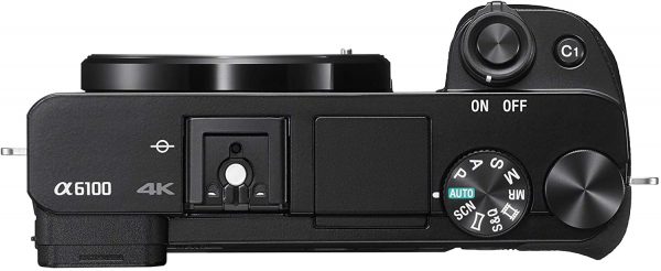 Alpha A6100 Mirrorless Camera with 16-50mm Zoom Lens, Black (ILCE6100L/B)
