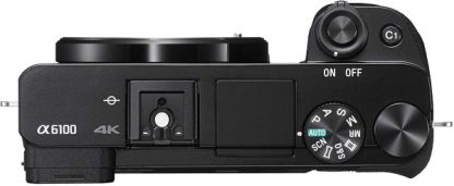 Alpha A6100 Mirrorless Camera with 16-50mm Zoom Lens, Black (ILCE6100L/B)