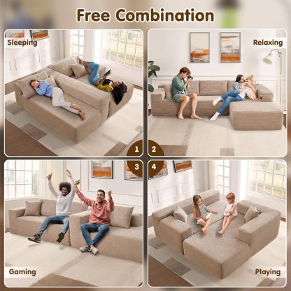 💥Last Day $39! 🔥Ovios Modular Cloud Sectional Sofa