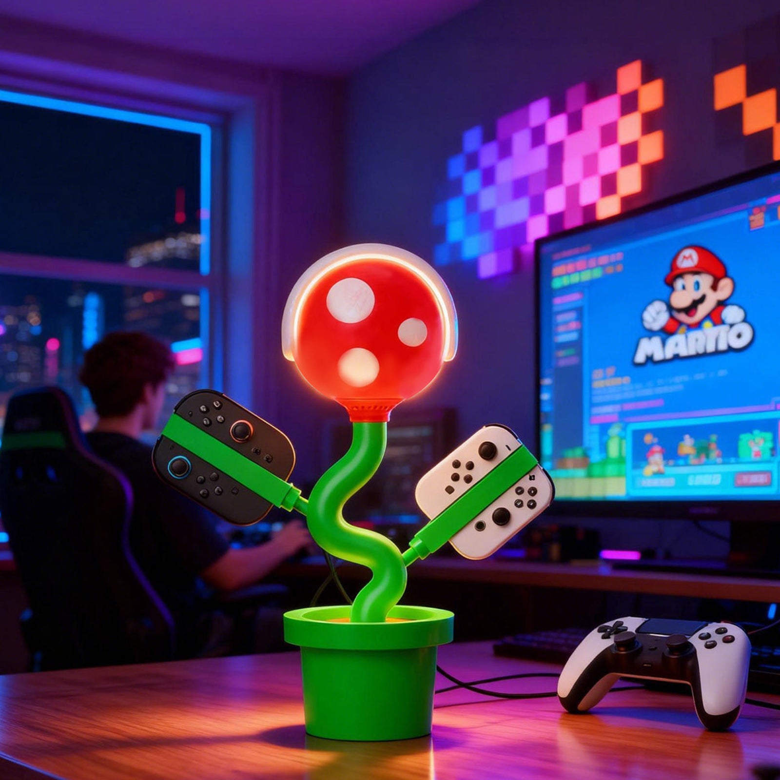 POWKONG Plantdock 2 Piranha Switch Dock & Joy-Con Charger