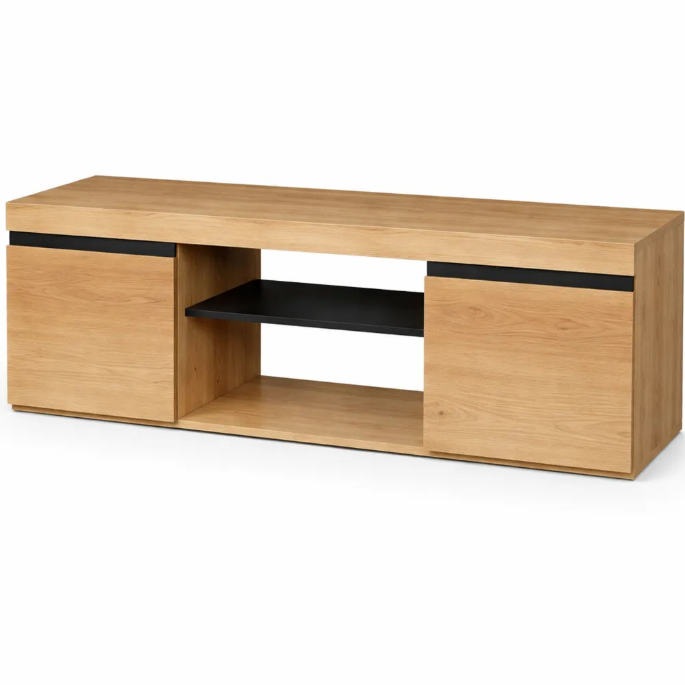 Mobile TV Nordico con Ante e Ripiano Centrale