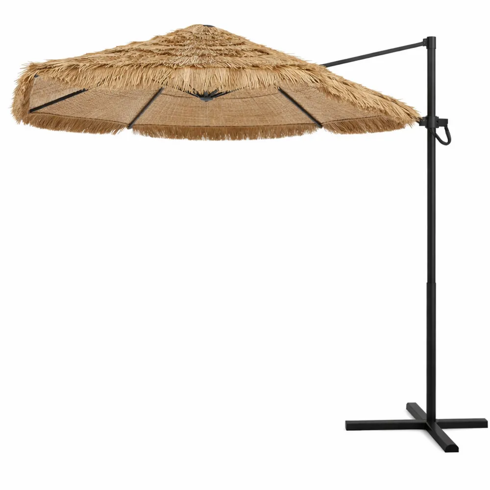 Ombrellone da Spiaggia 283 cm in Stile Hawaiano