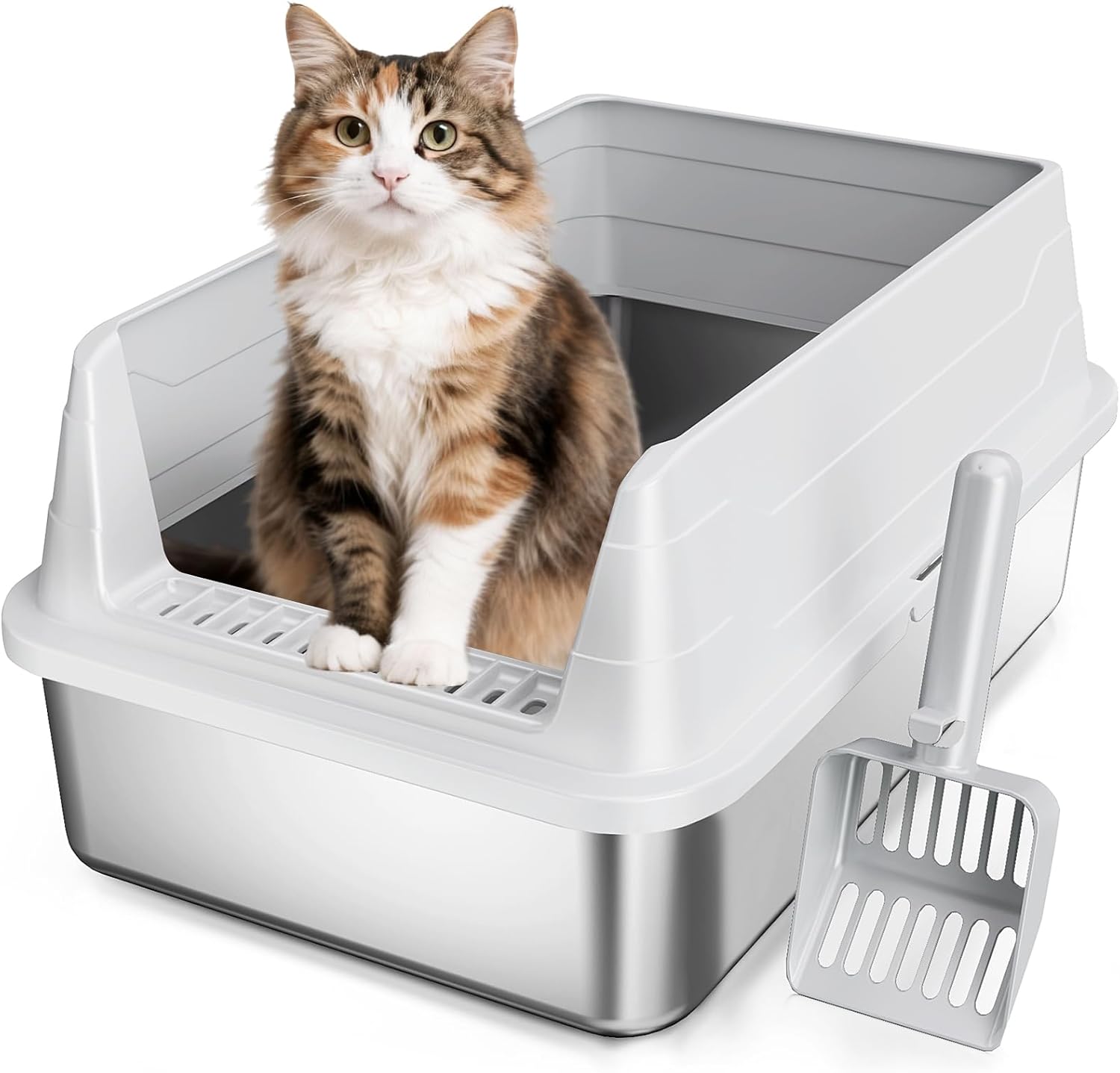 Stainless Steel Cat Litter Box
