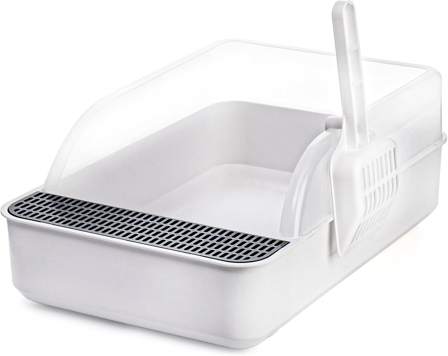 Open Top Cat Litter Box with High Side