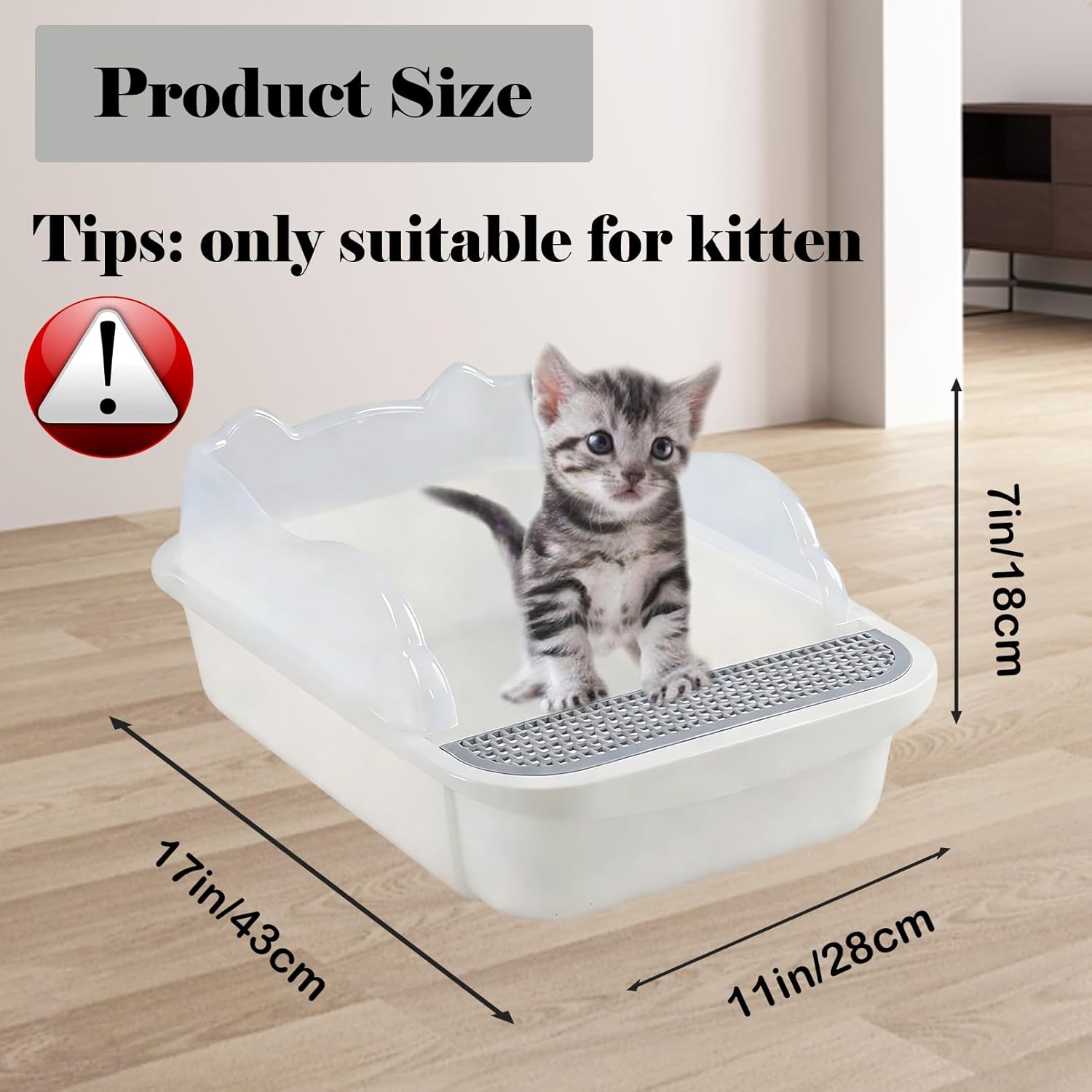 Open Cat Litter Box