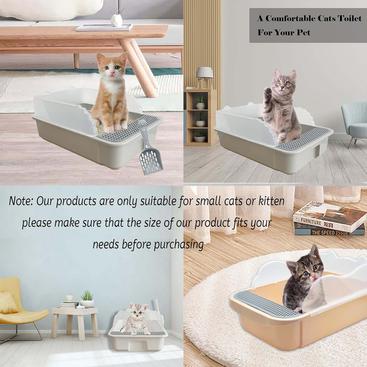Open Cat Litter Box