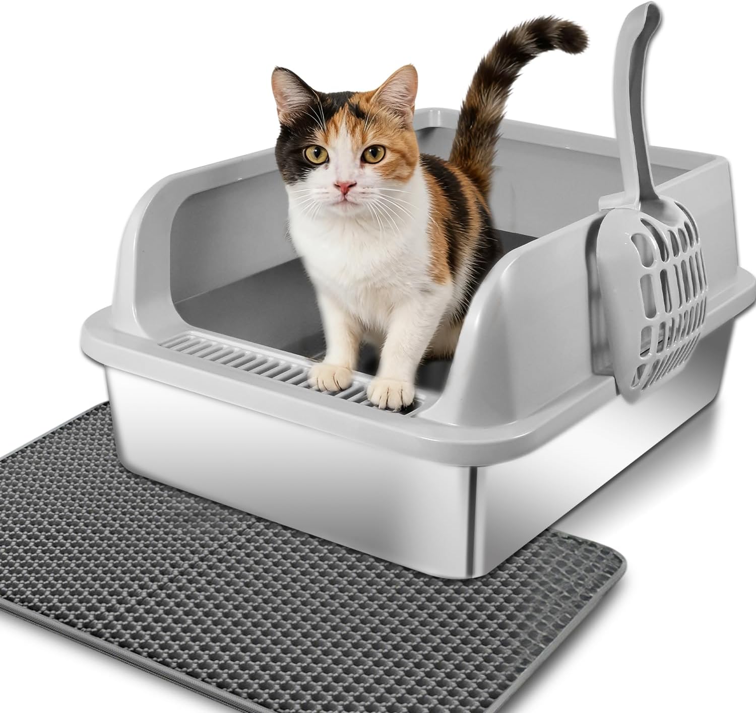 Stainless Steel Cat Litter Box