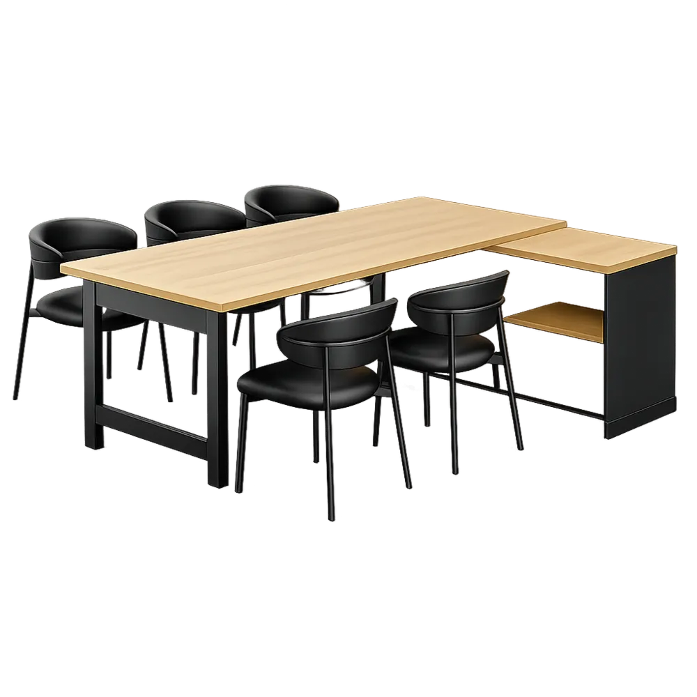 Tavolo bar multifunzione con spazio archiviazione e LED