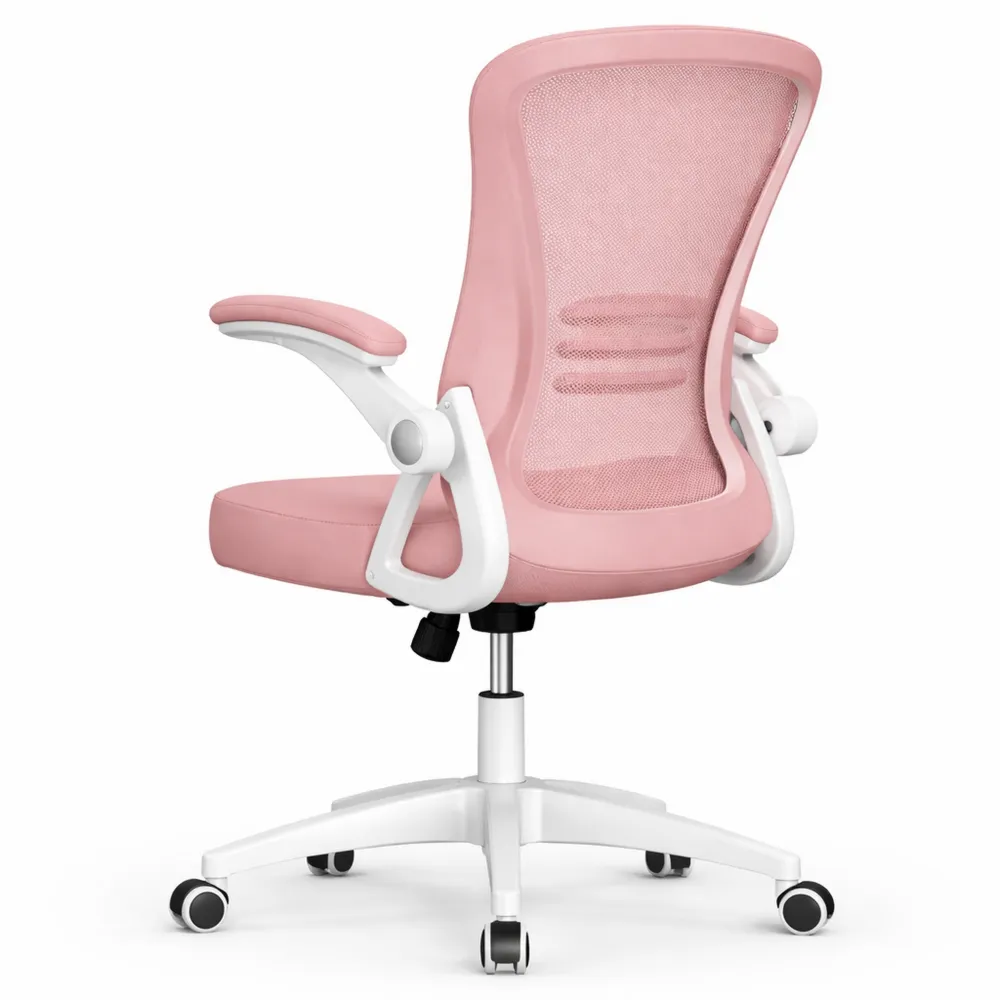 Sedia Ufficio Ergonomica Rosa con Braccioli Regolabili