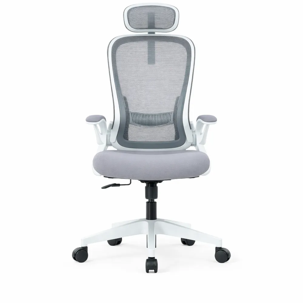 Sedia da ufficio pieghevole per piccoli spazi e uso ergonomico