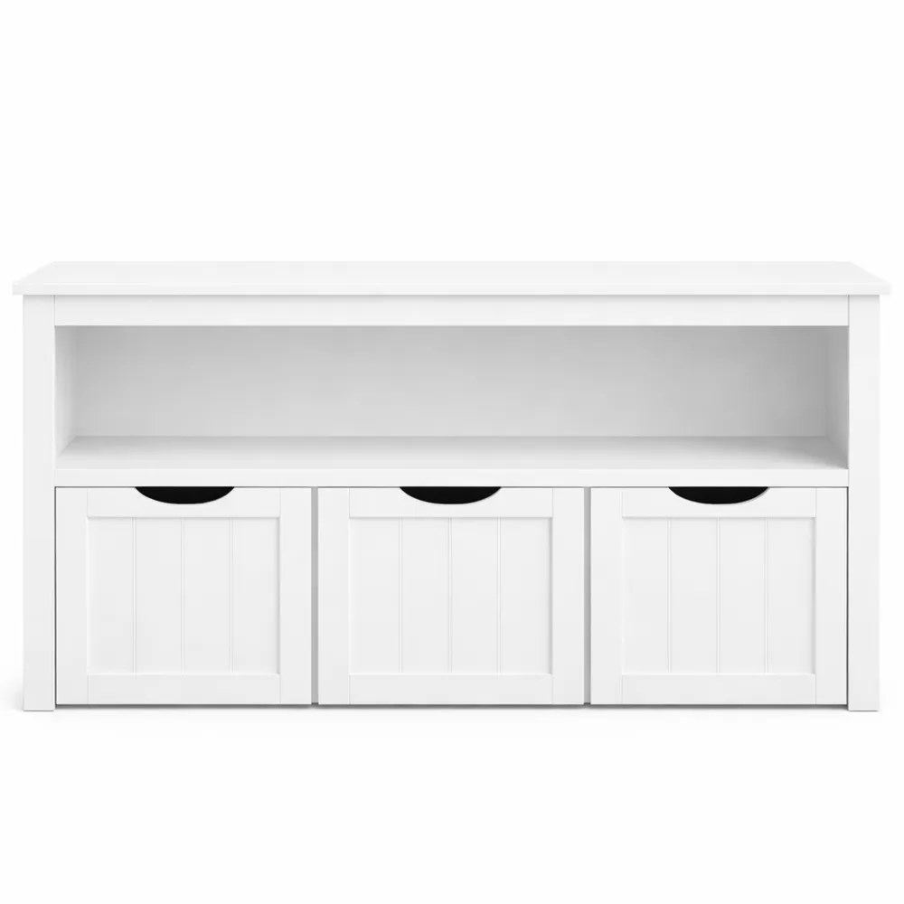 Étagère à Jouets avec Bacs à Roulettes-Nestglanzs