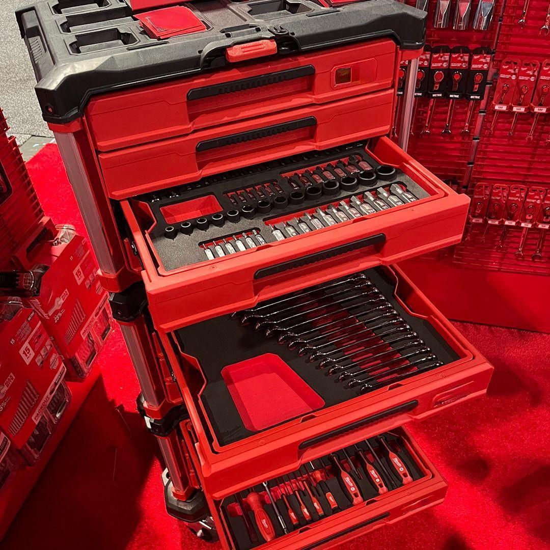 366-Pcs Master Mechanics Hand Tool Set with PACKOUTTM Drawers and Dolly