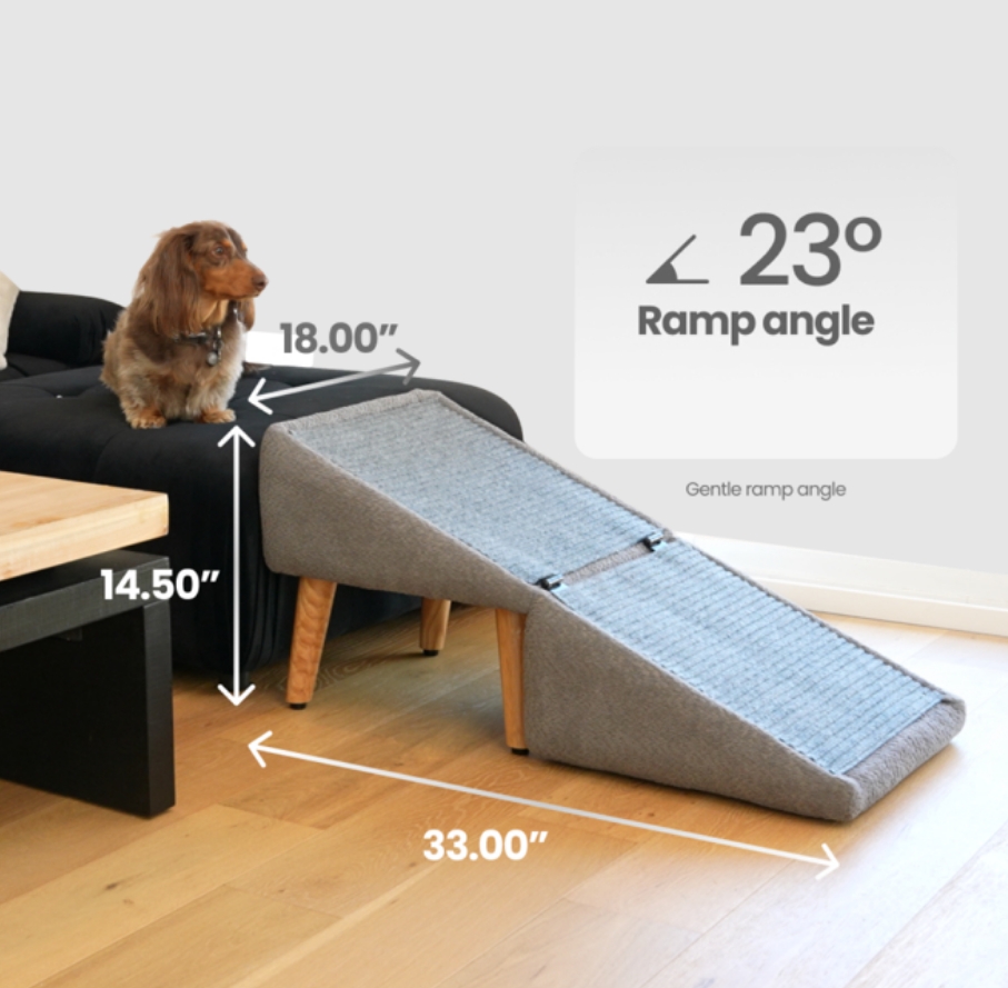 Split Ottoman Dog Ramp