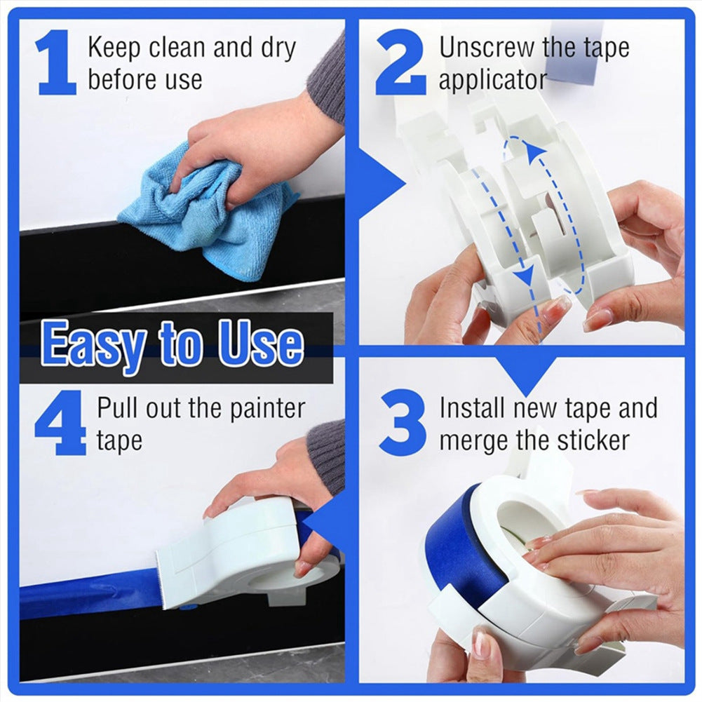 🛠️ Painter's Tape Applicator | 5X Faster & High Precision
