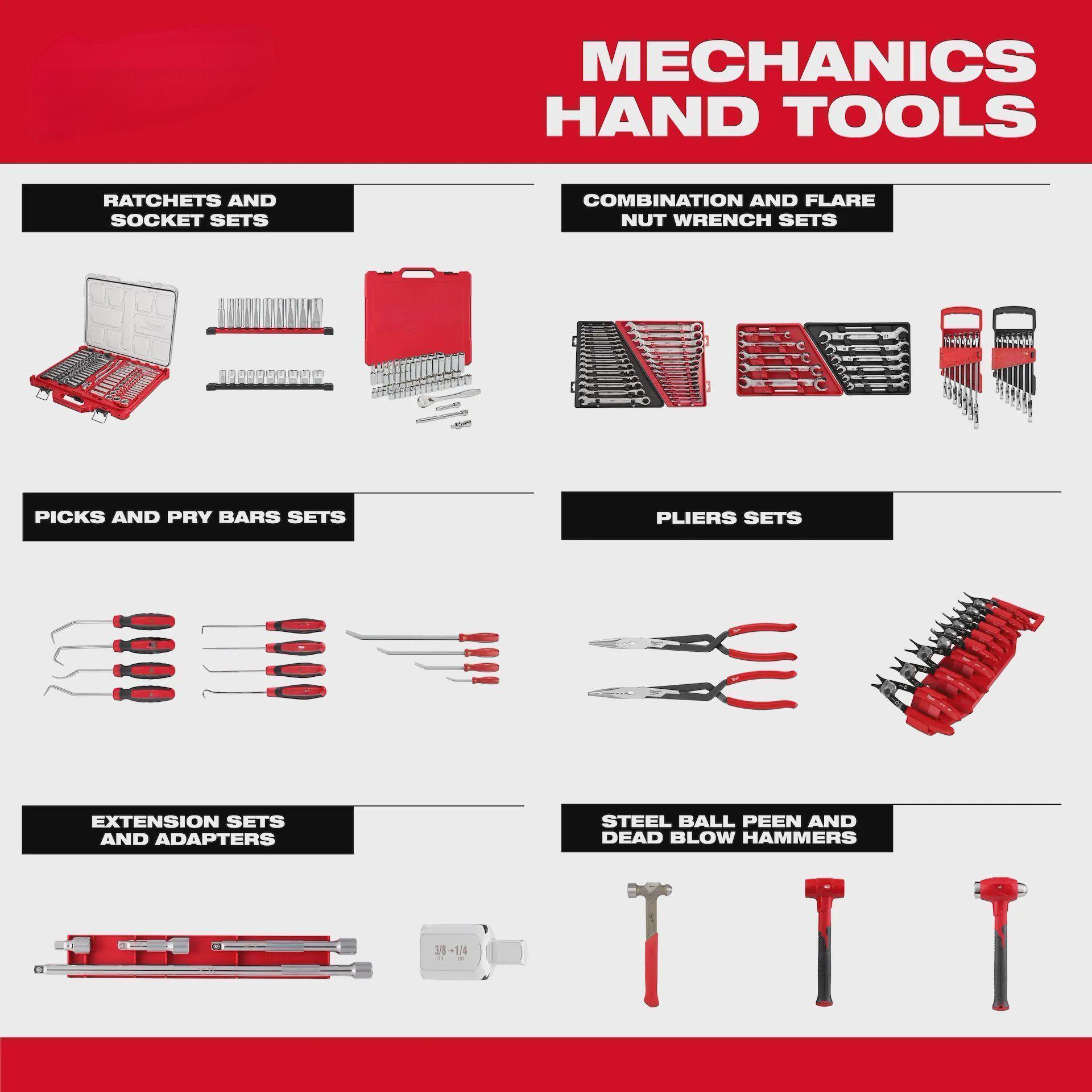 366-Pcs Master Mechanics Hand Tool Set with PACKOUTTM Drawers and Dolly