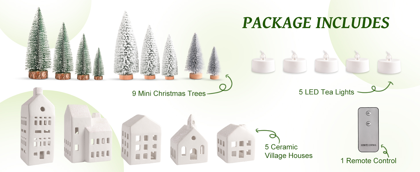 Christmas Decorations - Christmas Village Set