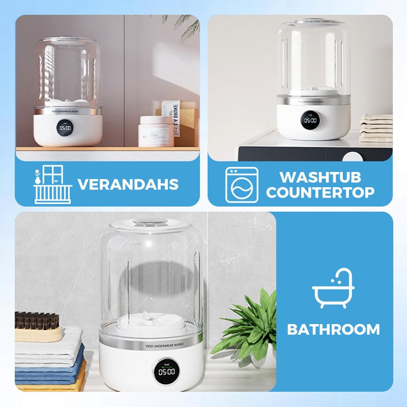 🔥Mother's Day Limited Time Offer: 49% Off🔥 Portable Rechargeable Mini Washing Machine for Underwear