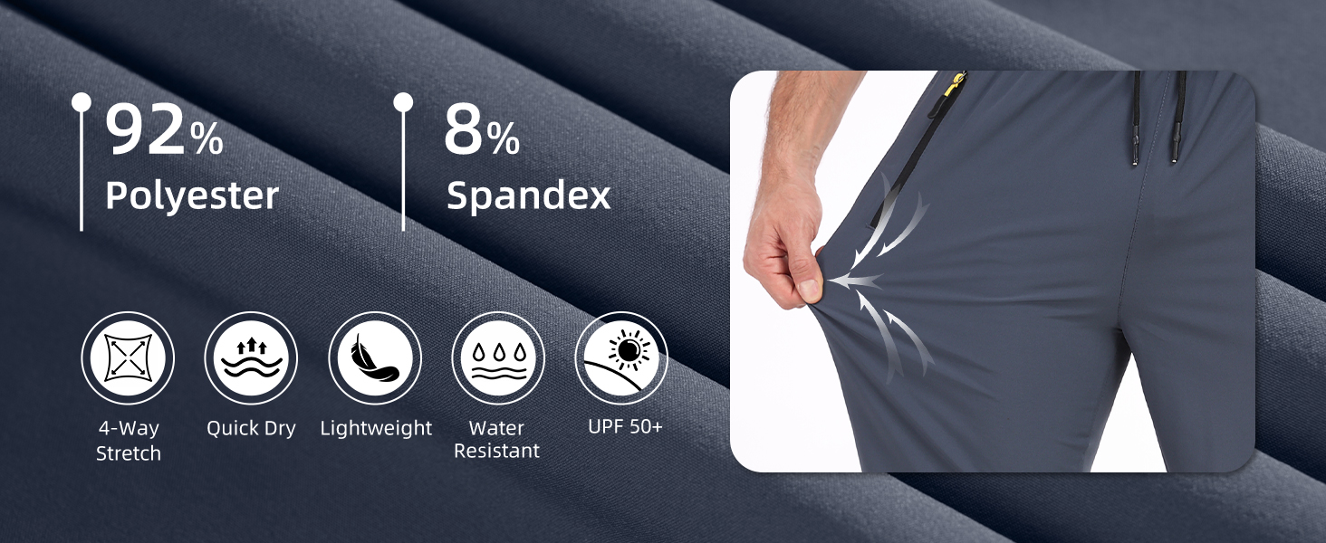 Athletic pants for men