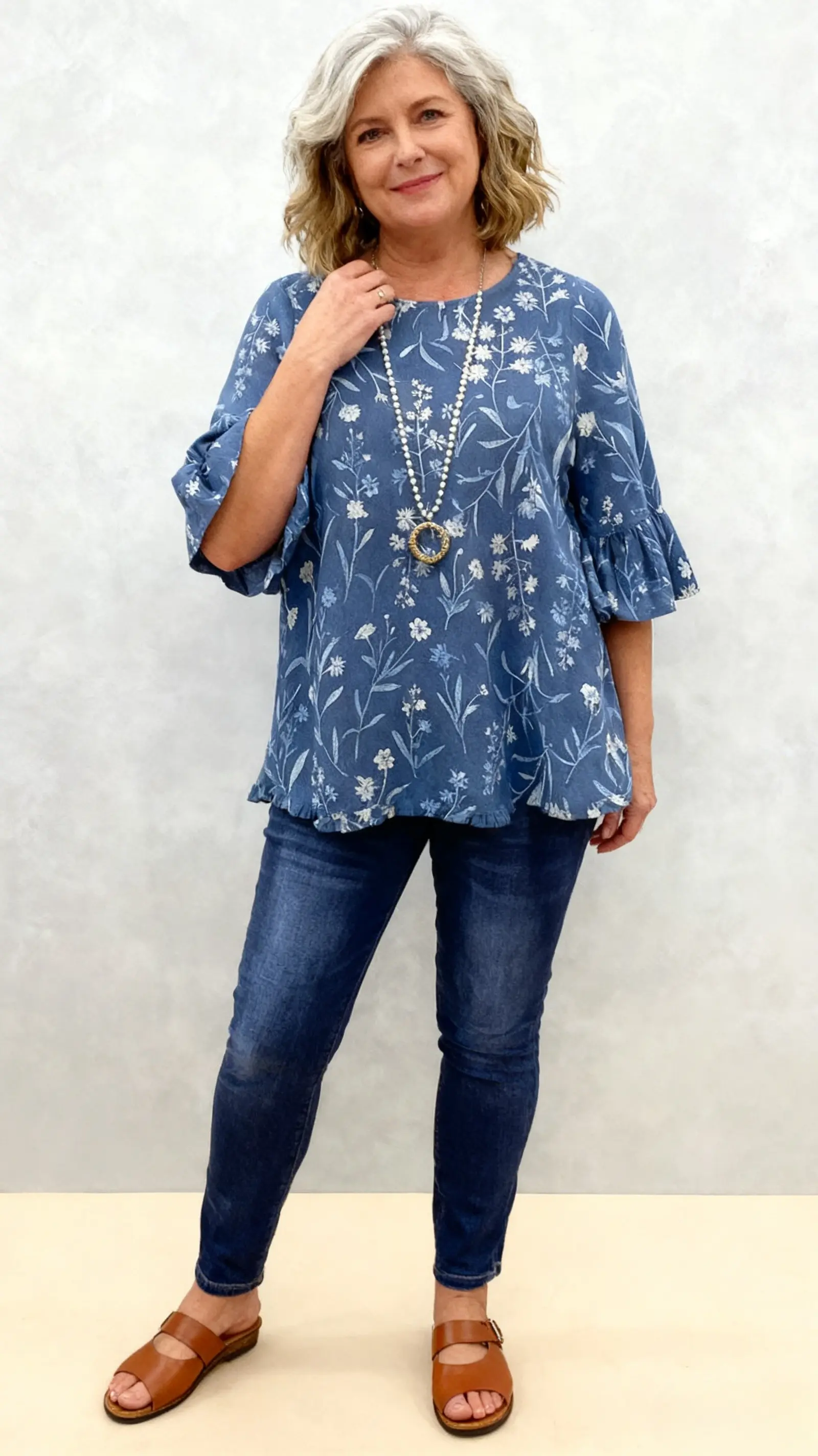 Bloom Ruffled Sleeve Blouse