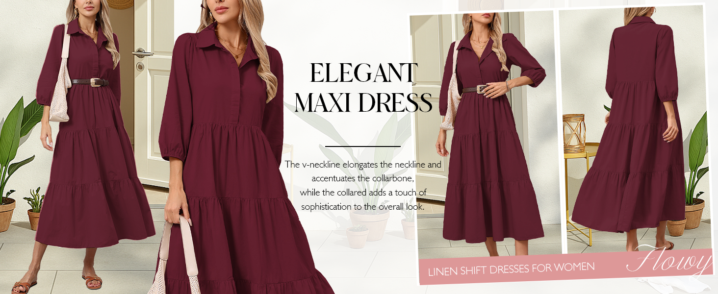 Wine Red dress
