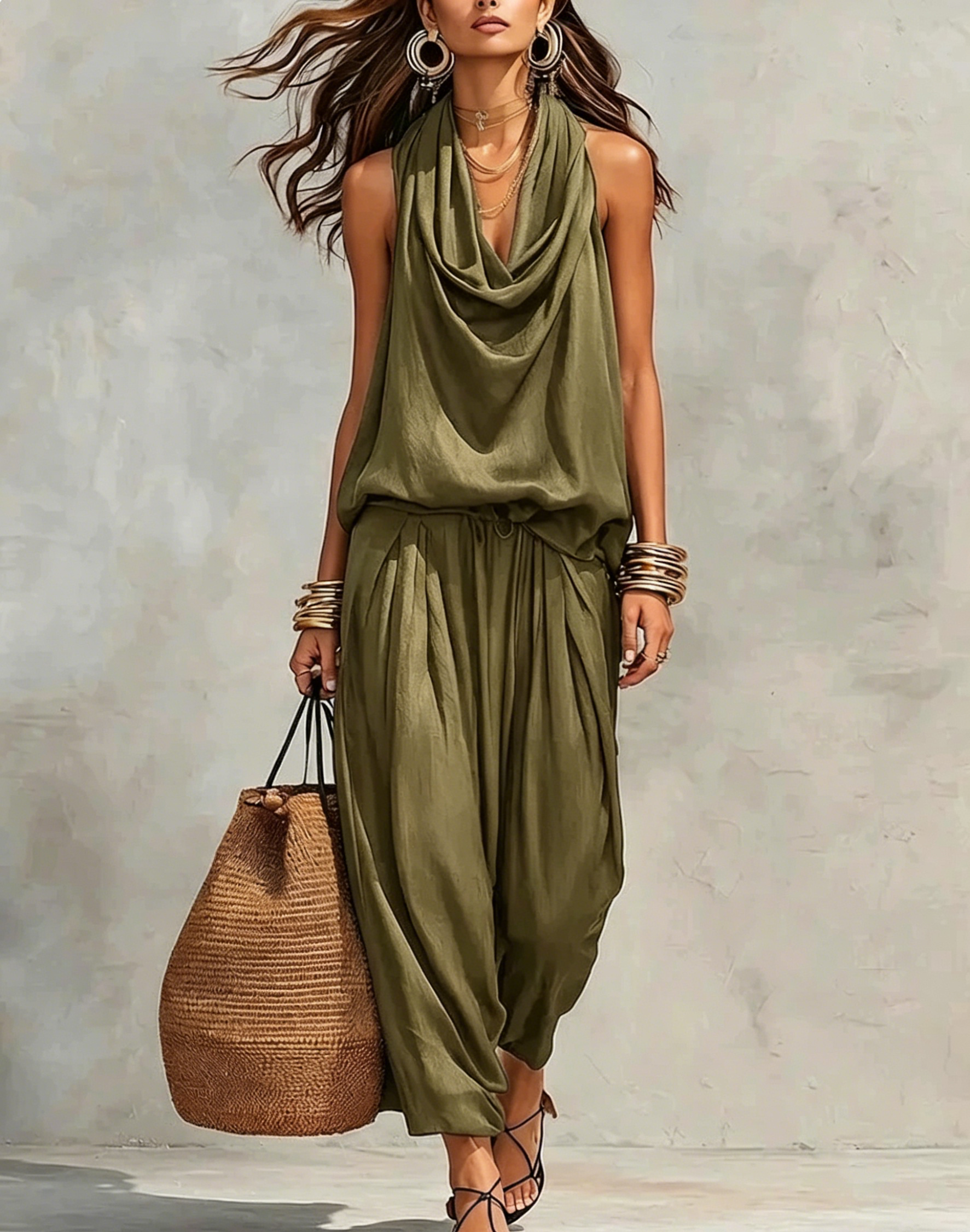 Nomadic Draped Pants Set