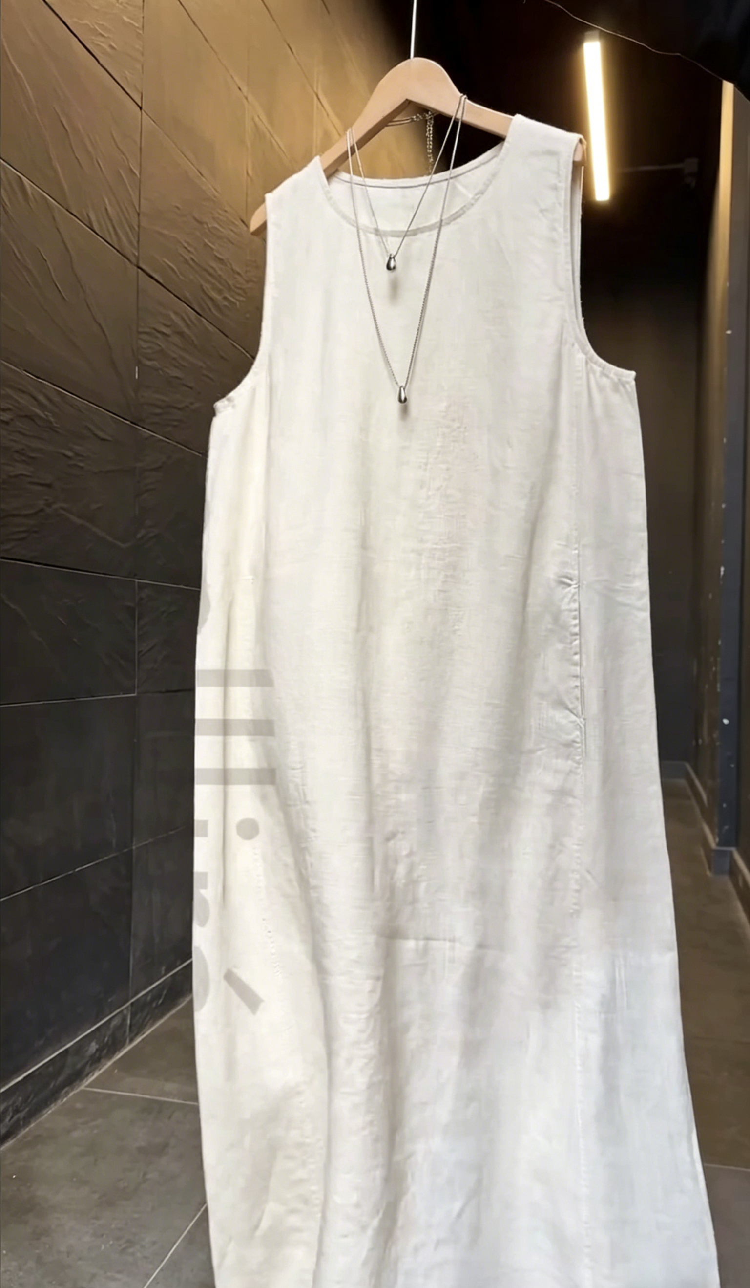 🌿New Linen🔥Women's sleeveless cotton and linen dress