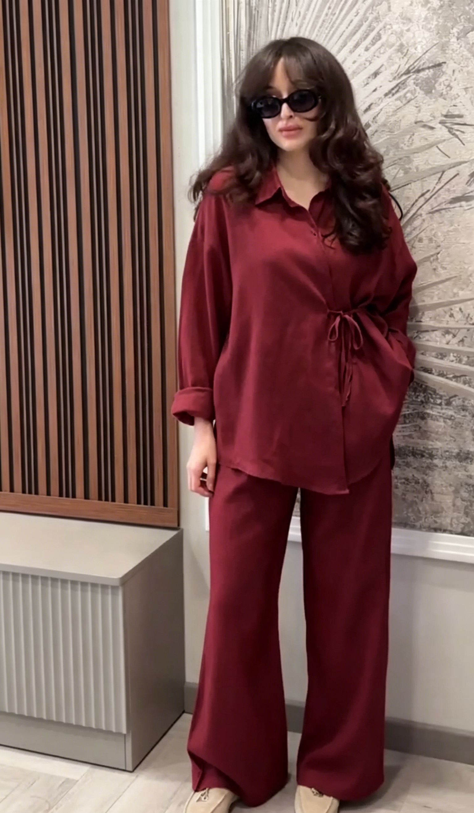 🌿100% Brand New Linen🔥 Women's Linen Cotton Two-Piece Set