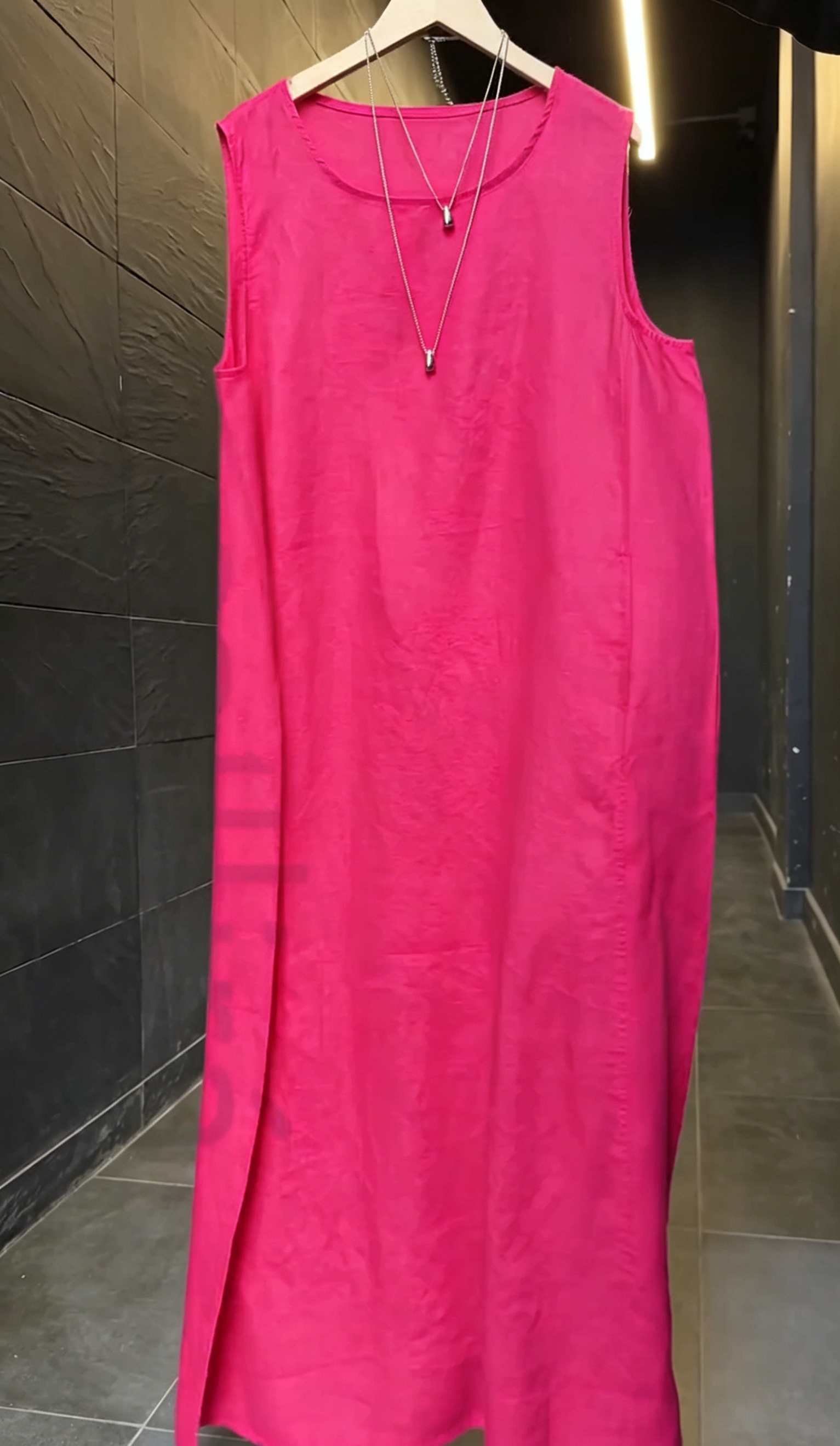 🌿New Linen🔥Women's sleeveless cotton and linen dress